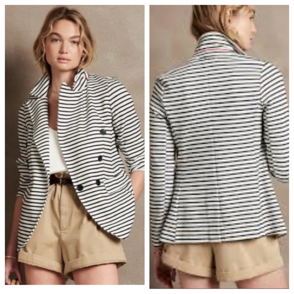 NWT! Banana Republic PIQUE KNIT BLAZER